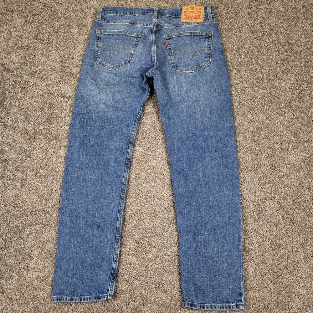 Levi's 502 Taper Jeans Mens 32x32 Blue Excellent Medium Wash Denim 29507-1317